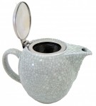 'Zero' Ceramic Teapot with strainer 0.4 litres